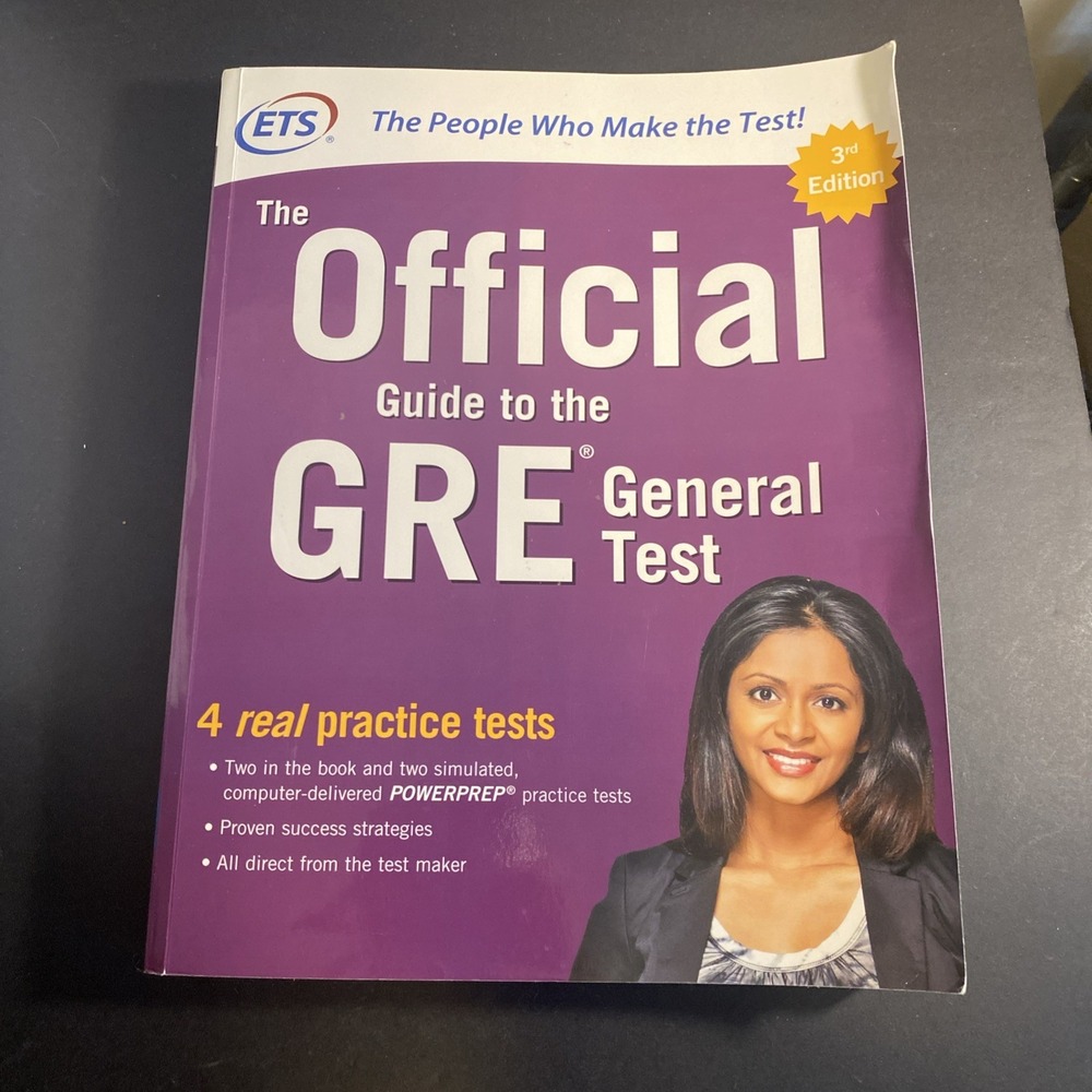 Official Guide to GRE General Test ETS Paperback 3rd Edition